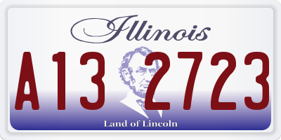 IL license plate A132723