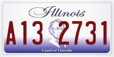 IL license plate A132731
