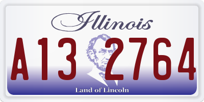 IL license plate A132764