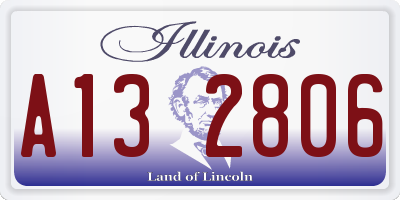 IL license plate A132806