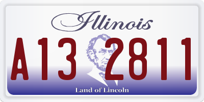 IL license plate A132811