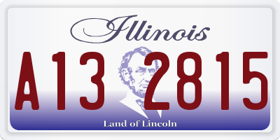 IL license plate A132815