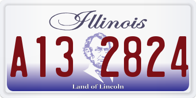 IL license plate A132824