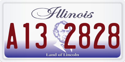 IL license plate A132828