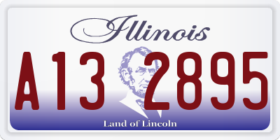 IL license plate A132895