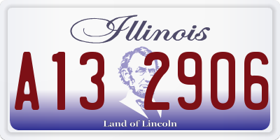 IL license plate A132906