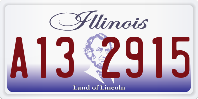 IL license plate A132915