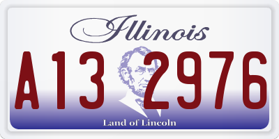 IL license plate A132976