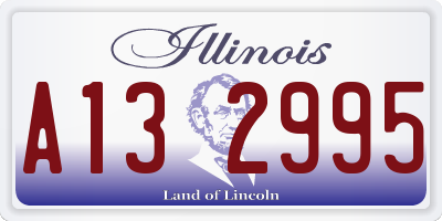 IL license plate A132995