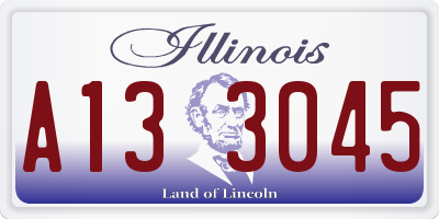 IL license plate A133045