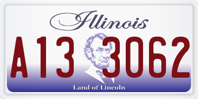 IL license plate A133062