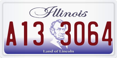 IL license plate A133064