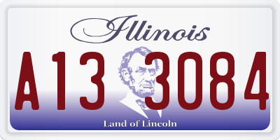 IL license plate A133084