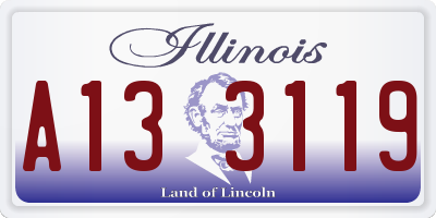 IL license plate A133119