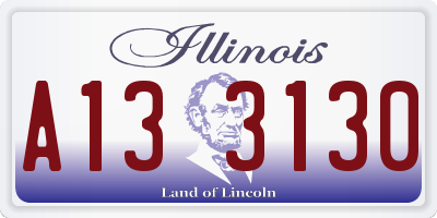 IL license plate A133130