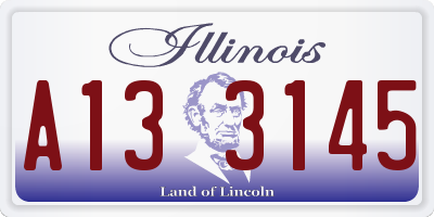 IL license plate A133145