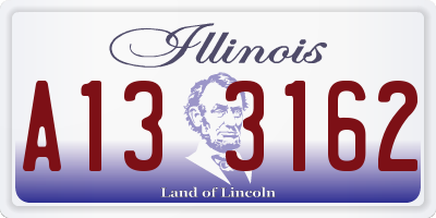 IL license plate A133162
