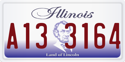 IL license plate A133164