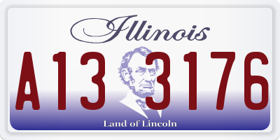 IL license plate A133176