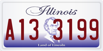 IL license plate A133199
