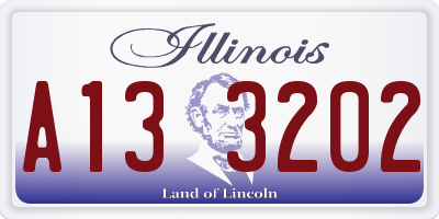 IL license plate A133202