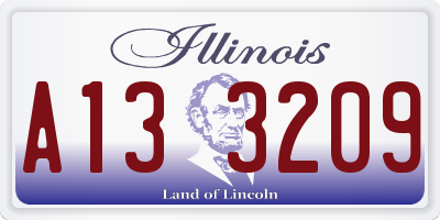 IL license plate A133209