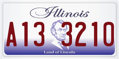 IL license plate A133210