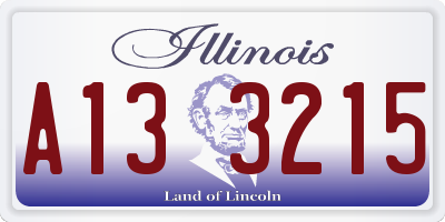 IL license plate A133215