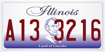 IL license plate A133216