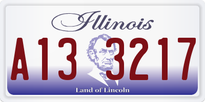 IL license plate A133217