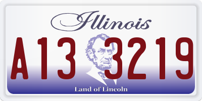 IL license plate A133219