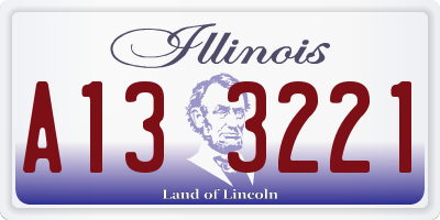 IL license plate A133221