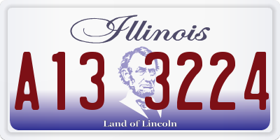 IL license plate A133224