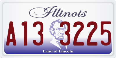IL license plate A133225