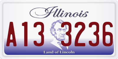 IL license plate A133236