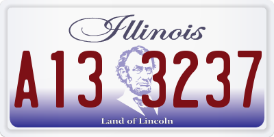IL license plate A133237