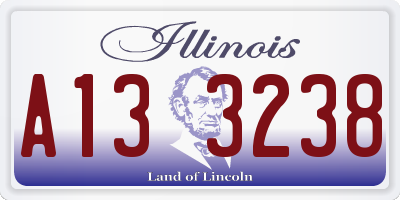 IL license plate A133238