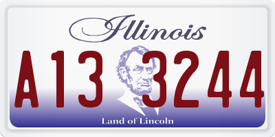 IL license plate A133244