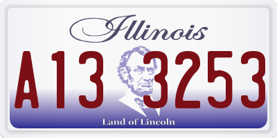 IL license plate A133253