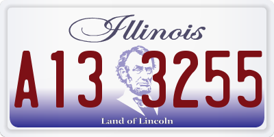 IL license plate A133255