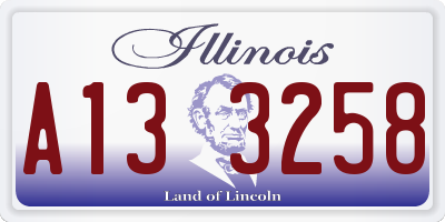 IL license plate A133258