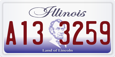 IL license plate A133259