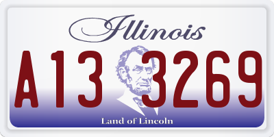 IL license plate A133269