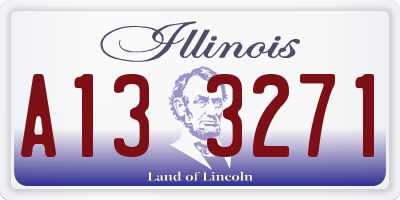 IL license plate A133271