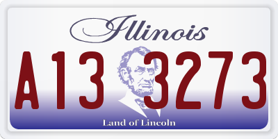 IL license plate A133273
