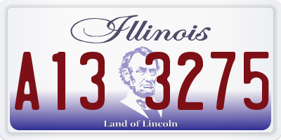 IL license plate A133275