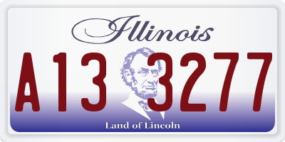 IL license plate A133277