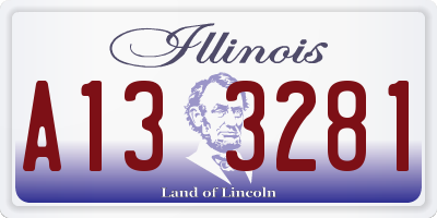 IL license plate A133281