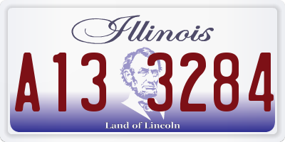IL license plate A133284