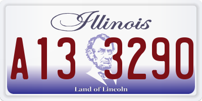 IL license plate A133290